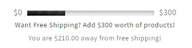 Free shipping threshold