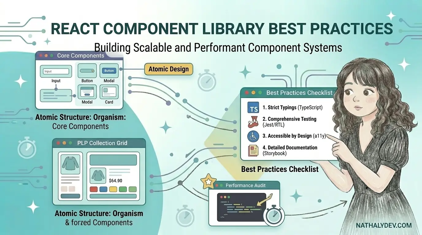 React component library architecture and design system